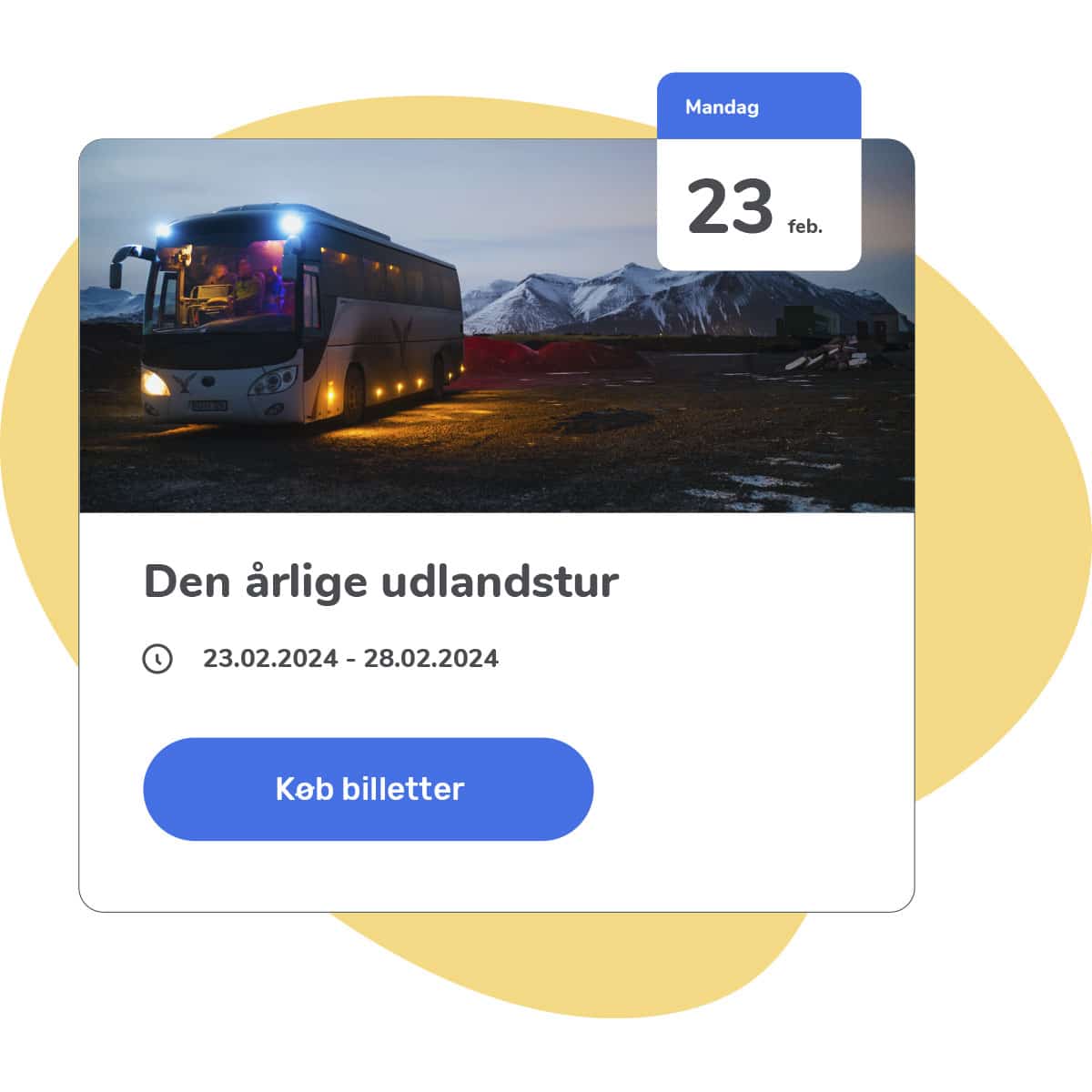 Arrangementer og billetter