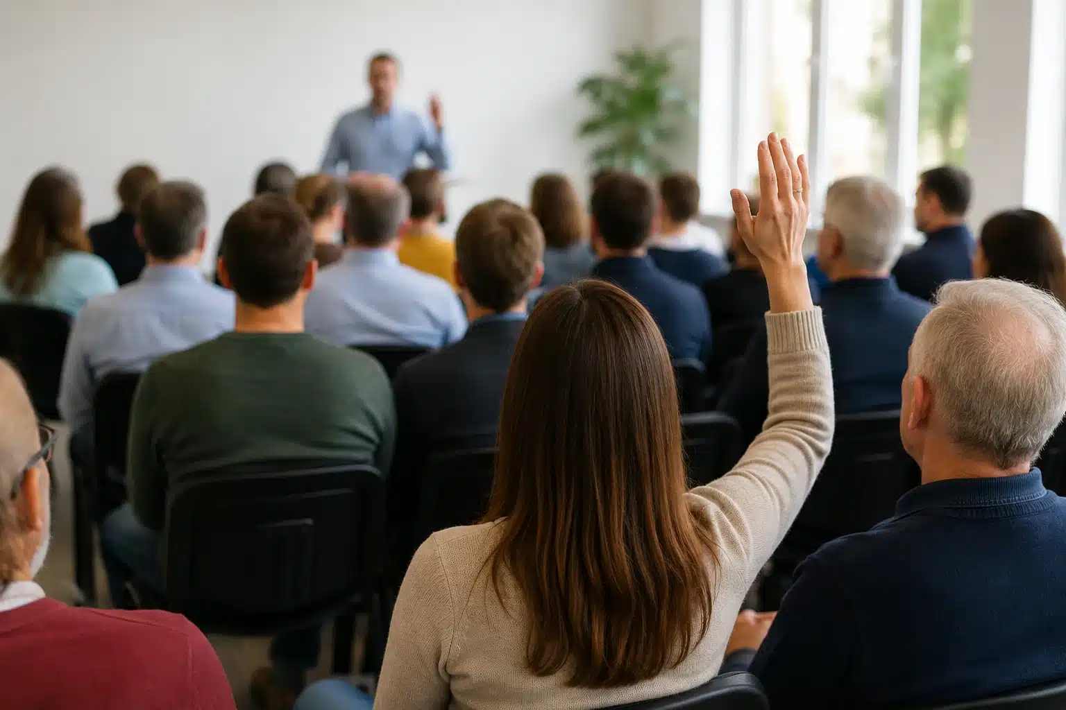 Indkaldelse til generalforsamling i frivillige forening illustreret med megafon